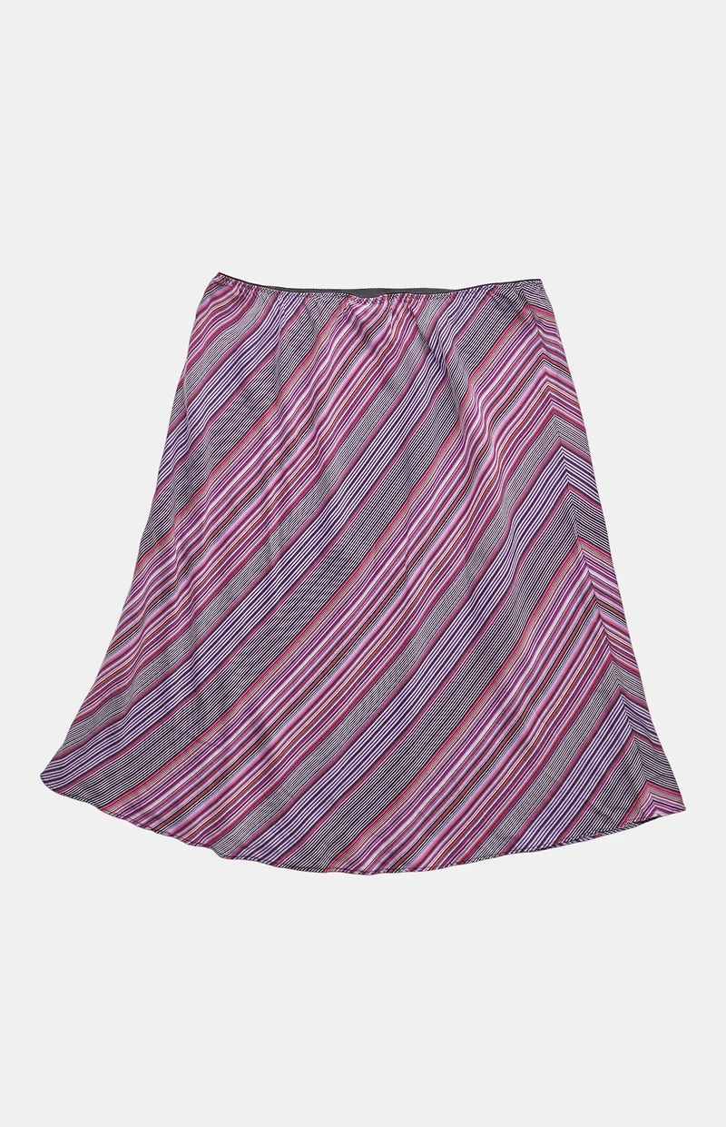 PS VINTAGE 2000s Striped Midi Skirt