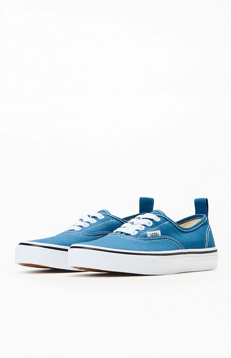 Vans Kids Navy Authentic Elastic Lace Shoes