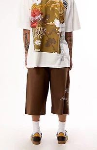 Civil Brown RFC Lounger Fleece Sweat Shorts