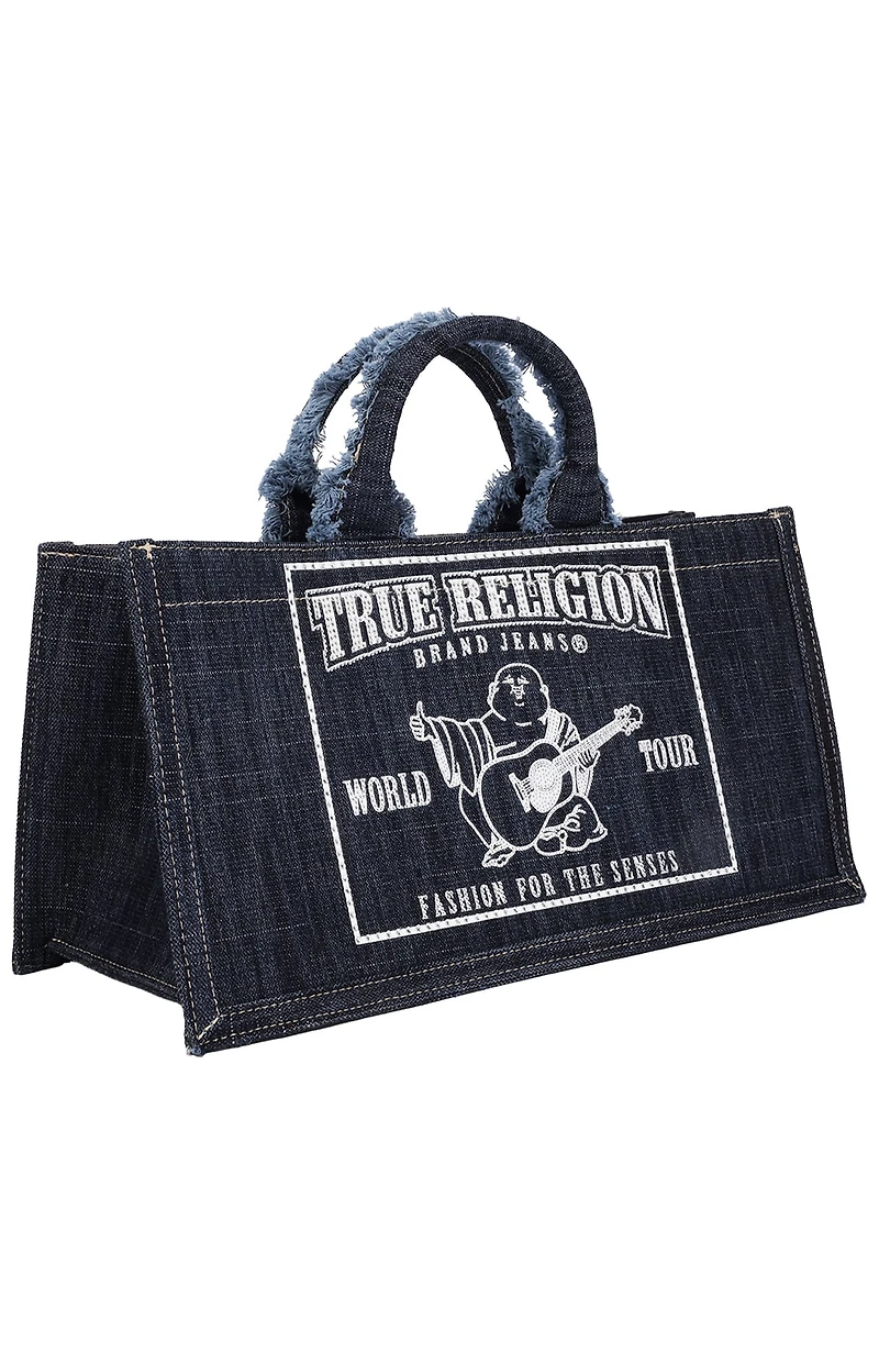True Religion Bling Buddha East West Jean Tote Bag