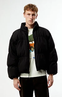 Pacsun Black 83 Channel Puffer Jacket