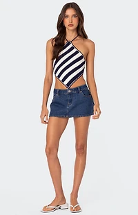 Edikted Petra Open Back Crochet Top