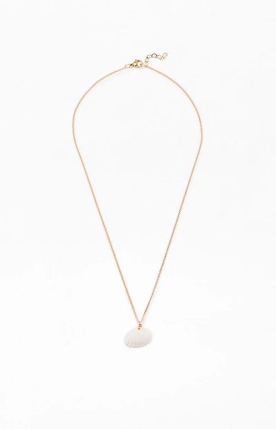 John Galt Gold Seashell Necklace