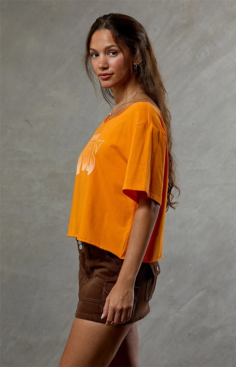 WILD COLLECTIVE Tennessee Volunteers Off-The-Shoulder Oversized T-Shirt