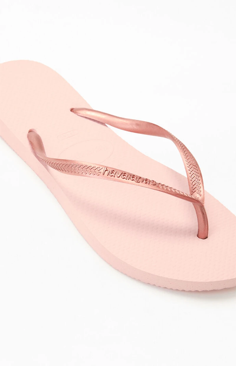 Havaianas Women's Pink Slim Flip Flop Sandals