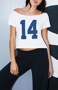 John Galt Hailie 14 Off-The-Shoulder Short Sleeve Top