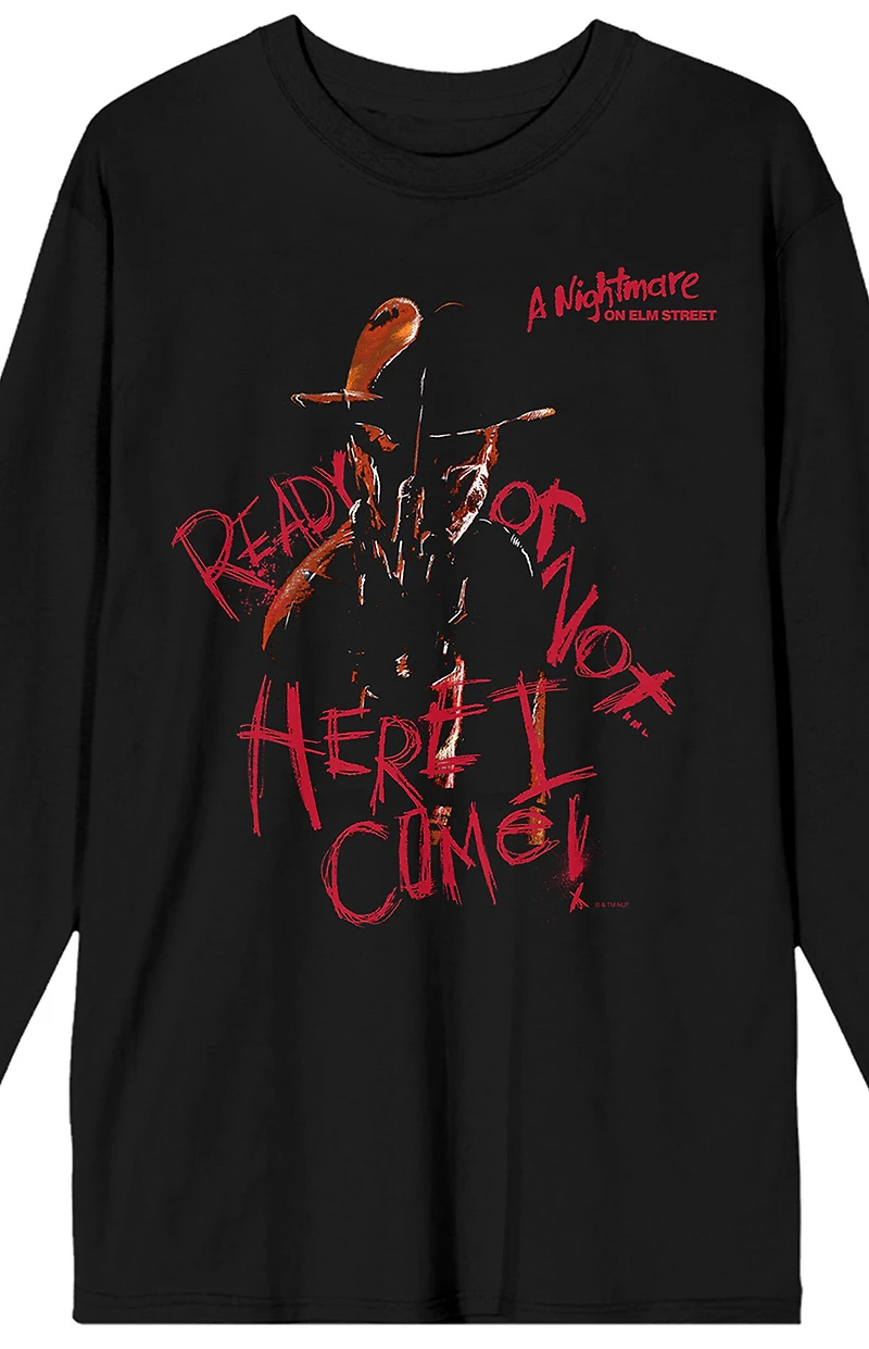 Nightmare on Elm Street Ready or Not Long Sleeve T-Shirt