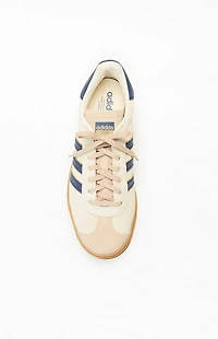 adidas Women's Tan & Black Gazelle Bold Sneakers