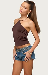 Edikted Libie Chain Halter Top