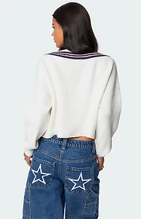 Edikted Lauryl V Neck Sweater