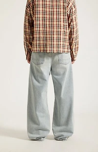 Pacsun Blake Extreme Baggy Jeans Light Blue