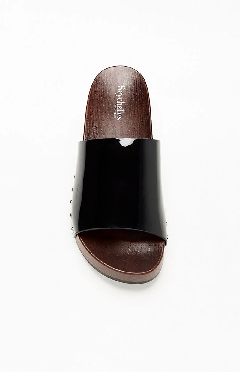 Seychelles Women's Fantasy Patent Leather Slide Sandals