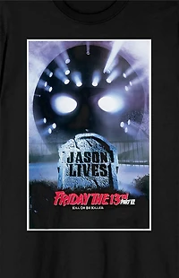 Jason Lives Grave Poster T-Shirt