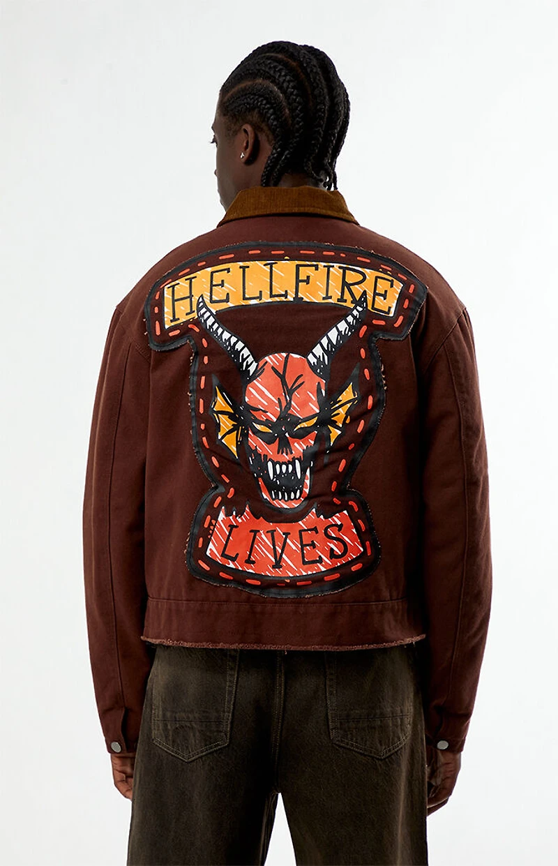 Netflix x Stranger Things Hellfire Lives Garage Jacket
