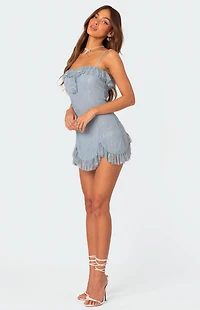 Edikted Fairy Girl Lace Mini Dress