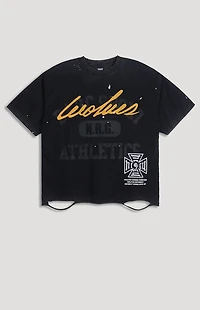 DARC SPORT ATHLETICS SSDDNFGU N.R.G. Grunge Raw Hem T-Shirt