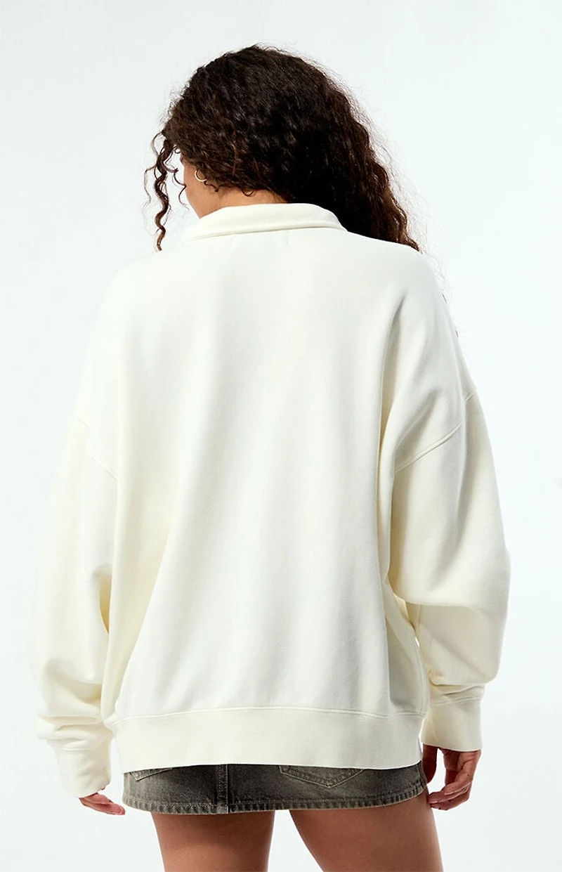 Pacsun Co-Created Embroidered Quarter-Zip Sweatshirt