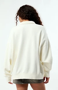 Pacsun Co-Created Embroidered Quarter-Zip Sweatshirt