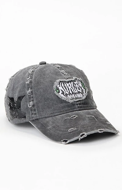 Hurley x Travis Barker Destroyed Strapback Hat