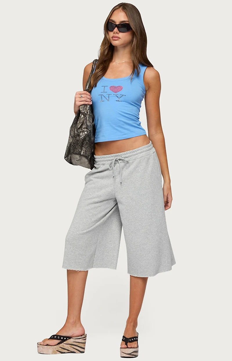 Edikted Camo Rush Oversized Bermuda Shorts