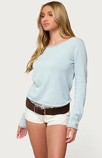 Edikted Sonny Relaxed Rolled Sweater