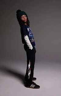 Pacsun Kids Flame Baggy Sweatpants
