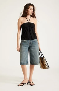 Pacsun Peyton Extreme Jorts Dark Blue