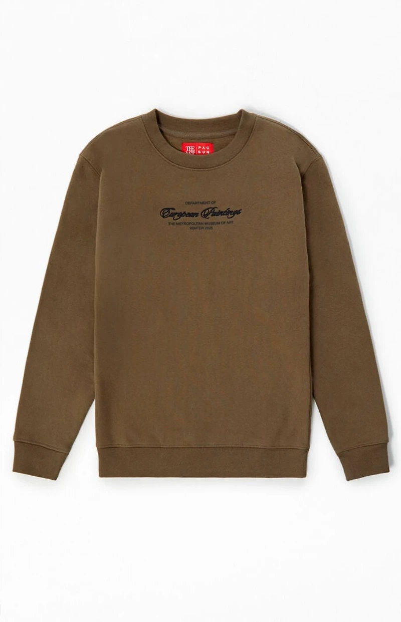 The Met x Pacsun Kids Curatorial Crew Neck Sweatshirt