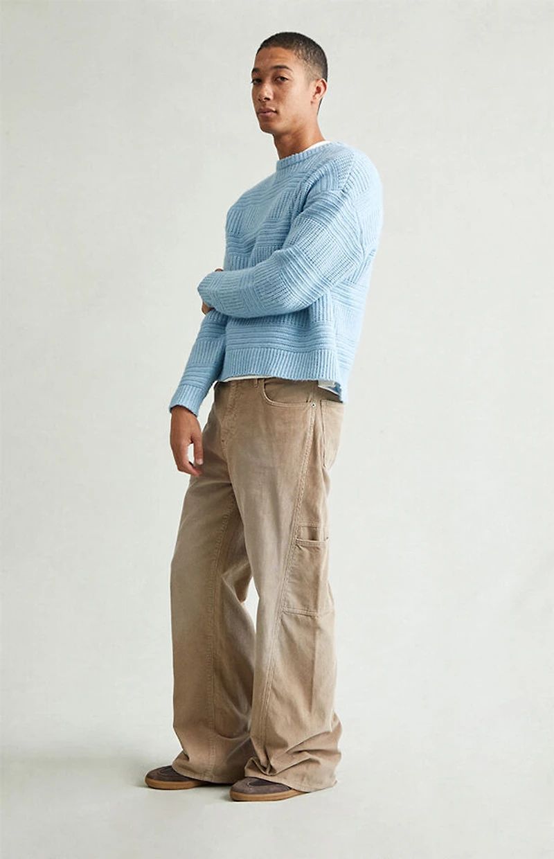 Pacsun Blake Extreme Baggy Pants Corduroy Carpenter Tan