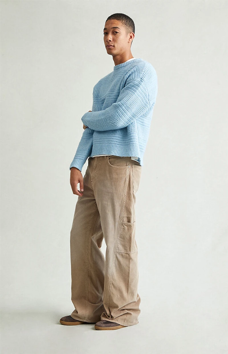 Pacsun Blake Extreme Baggy Pants Corduroy Carpenter Tan