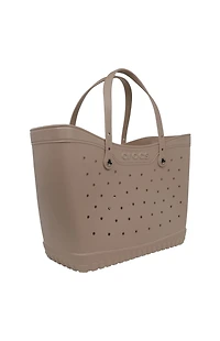Crocs Taupe Large Classic Tote Bag