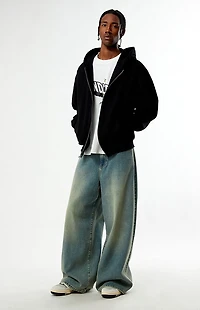 Pacsun Solid Full Zip Hoodie