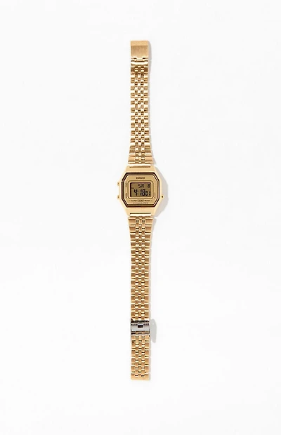 Casio Watches LA680WGA-9VT Gold Metal Vintage Watch