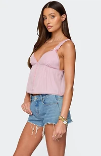 Edikted Andea Babydoll Tank Top