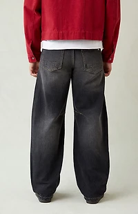 Pacsun Mason Baggy Barrel Jeans Dart Black