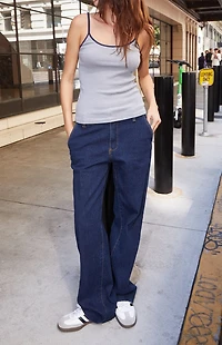 John Galt Skylar Striped Tank Top