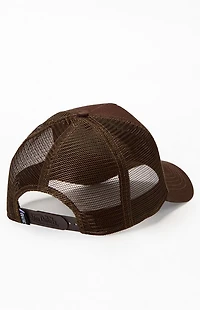 Von Dutch Brown Staple Trucker Hat