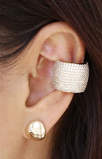Ettika Crystal Statement Chunky Ear Cuff