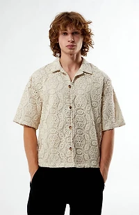 FIELD OF STUDY by Pacsun Floral Yucca Camp Shirt