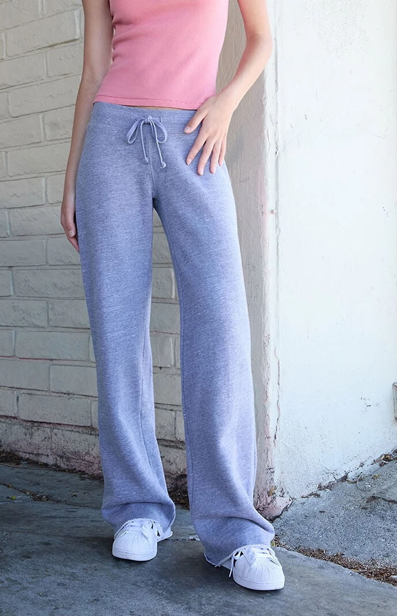 John Galt Light Gray Hilary Yoga Baggy Sweatpants