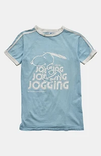 PS VINTAGE 80s Snoopy Jogging Graphic T-Shirt