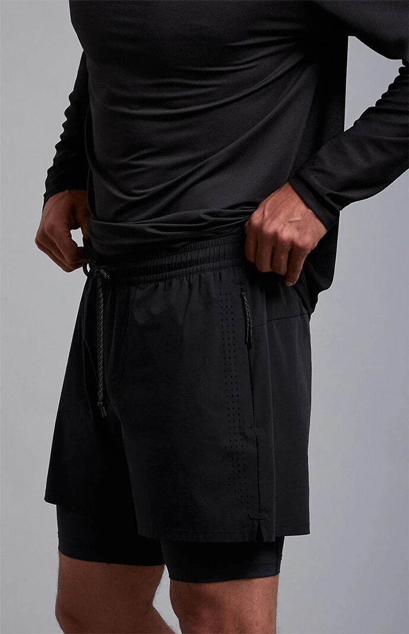 A.R.C. Active Black Running Shorts