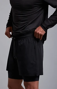 A.R.C. Active Black Running Shorts