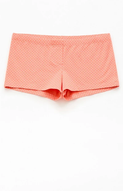John Galt Coral Polka Dot Boxer Shorts