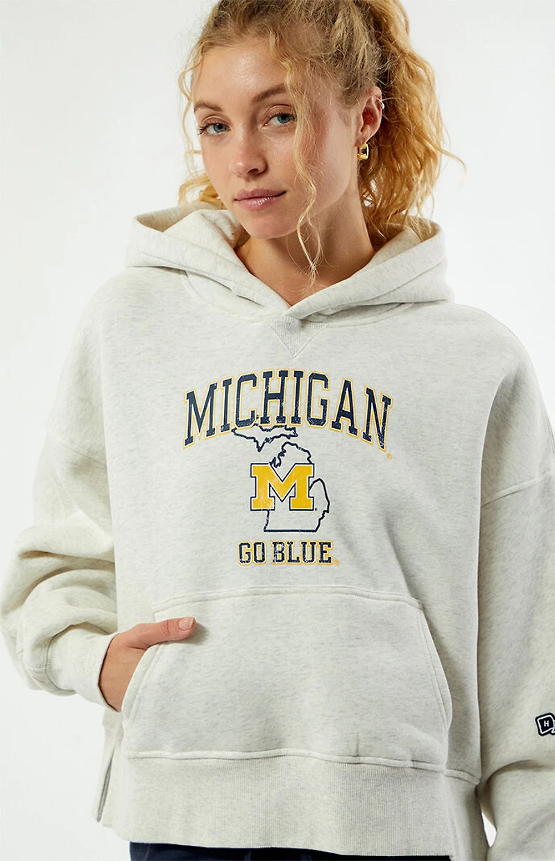 HYPE & VICE Michigan Wolverines Weekender Hoodie