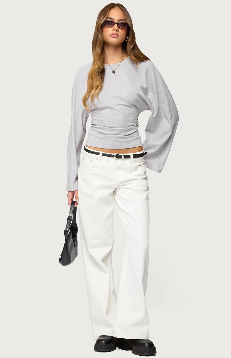 Edikted Charlisa Cinched Waist Top