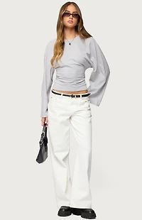 Edikted Charlisa Cinched Waist Top