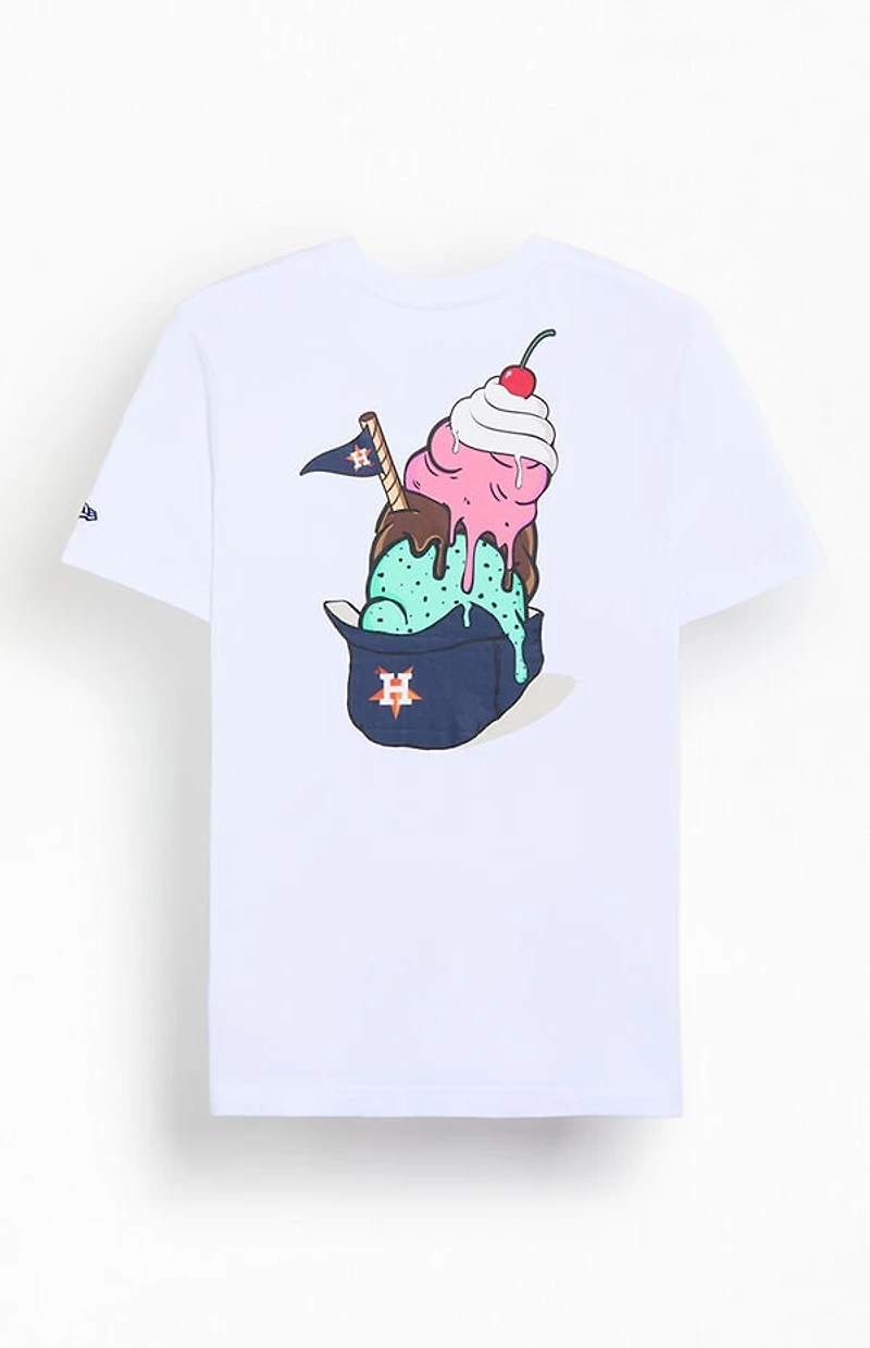New Era Houston Astros Ice Cream T-Shirt
