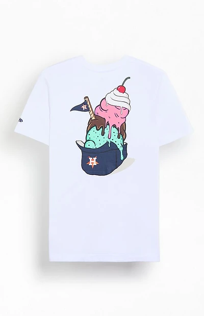 New Era Houston Astros Ice Cream T-Shirt