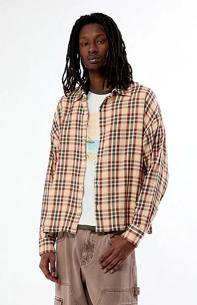 Pacsun Reed Long Sleeve Plaid Shirt